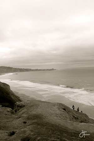 Three Surfers on the Goat Trail