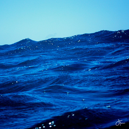 Ocean Blue Abstract